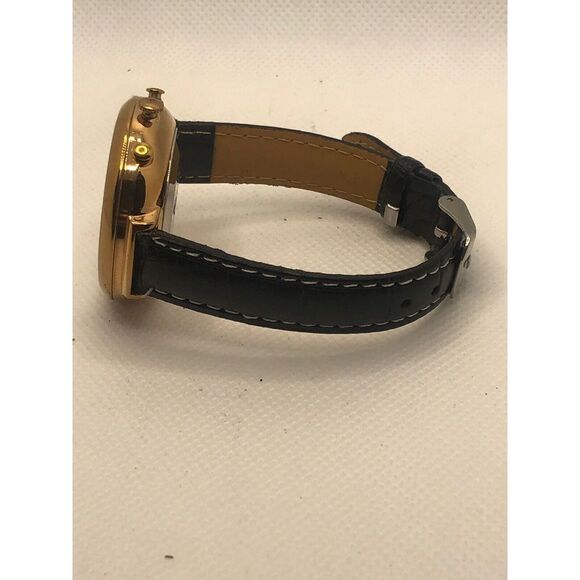 Fossil Q FTW5021 Womens Black Leather Analog Silver Dial Hybrid Smartwatch HK168 - Picture 7 of 8